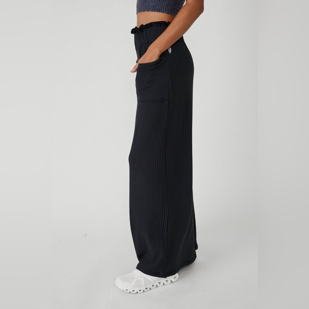 FP Movement by Free People Black Wide-Leg Pants - Picture 3 of 10